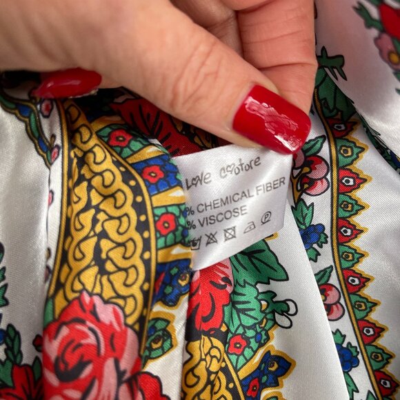 Love couture flower puffer hooded vest M - Picture 10 of 14